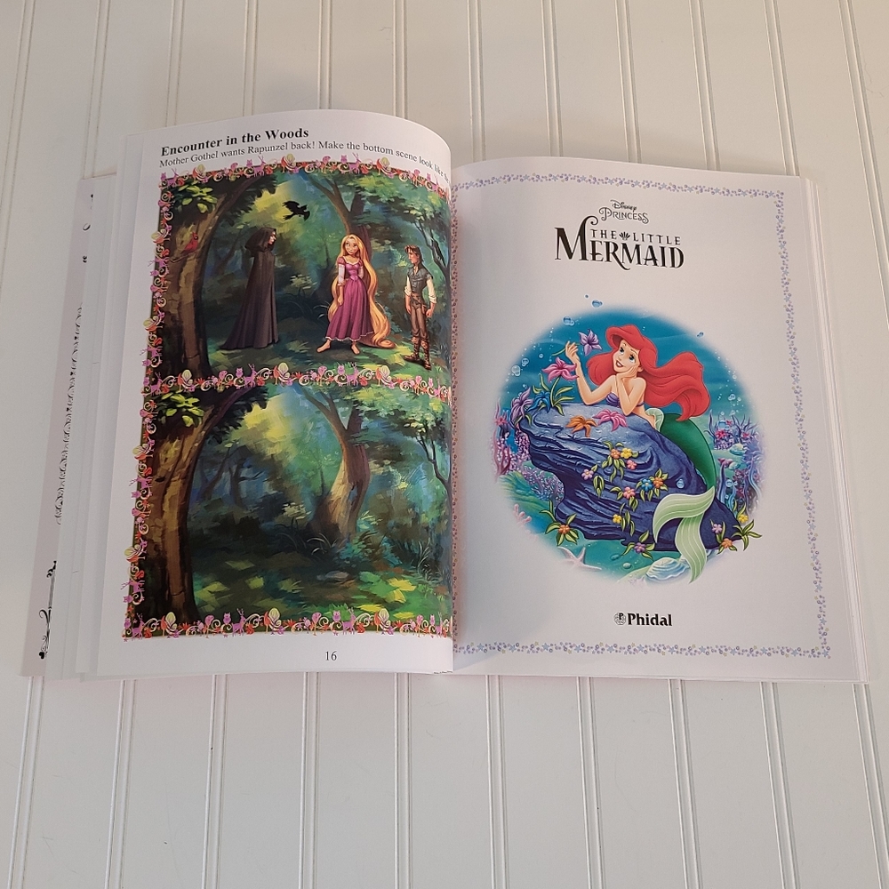 Disney Princess Reusable Sticker Activity Book Treasury - 6 books in 1 by Phidal